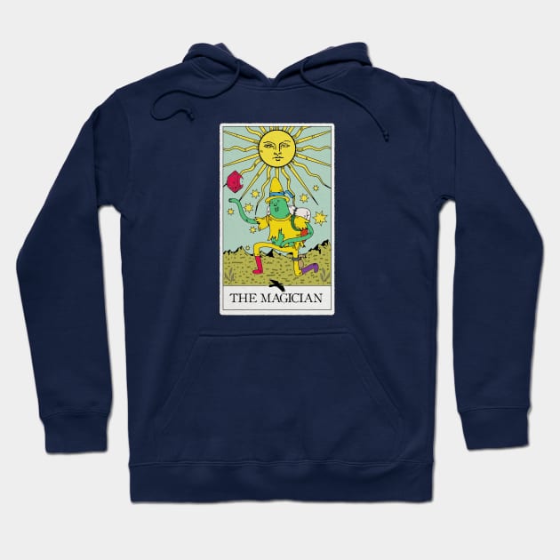 Magic Man Tarot Card - Adventure Time Hoodie by kvothewordslinger